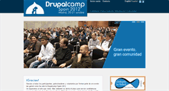 Desktop Screenshot of 2012.drupalcamp.es